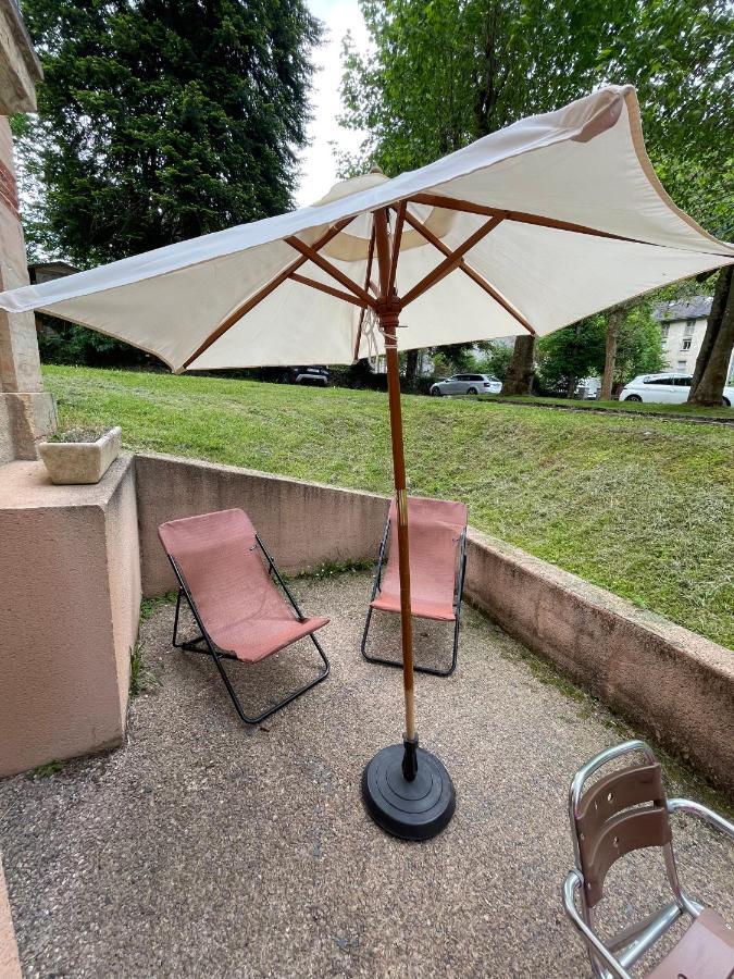 T2 + Tout Confort + Terrasse Aulus-les-Bains Luaran gambar