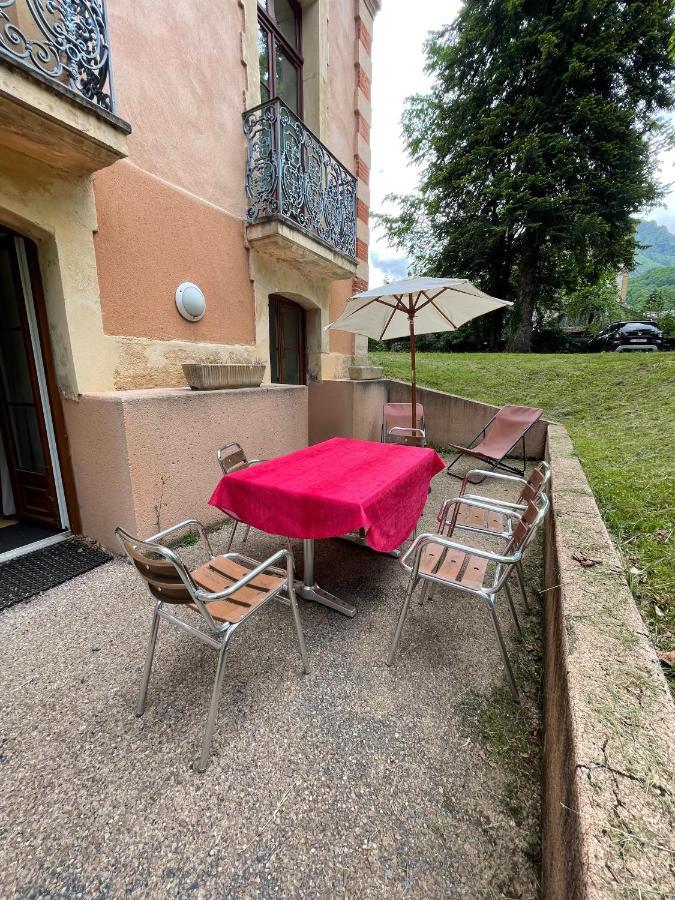 T2 + Tout Confort + Terrasse Aulus-les-Bains Luaran gambar
